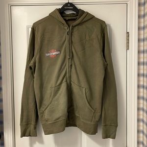 Harley Davidson zippered men’s XL hoodie